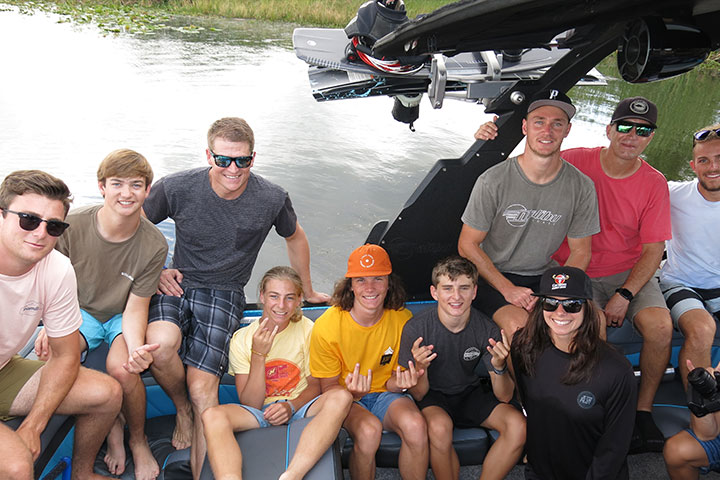 Malibu Boats Rider Experience South Saw Top Wakeboard & Wakesurf Riders